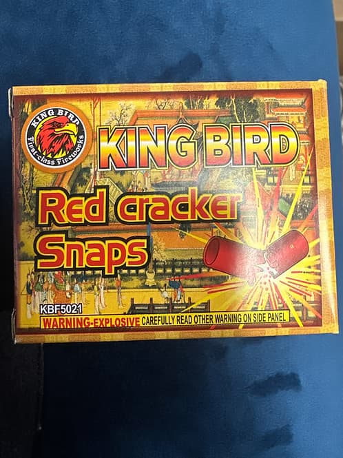 King Bird Red Cracker Snaps