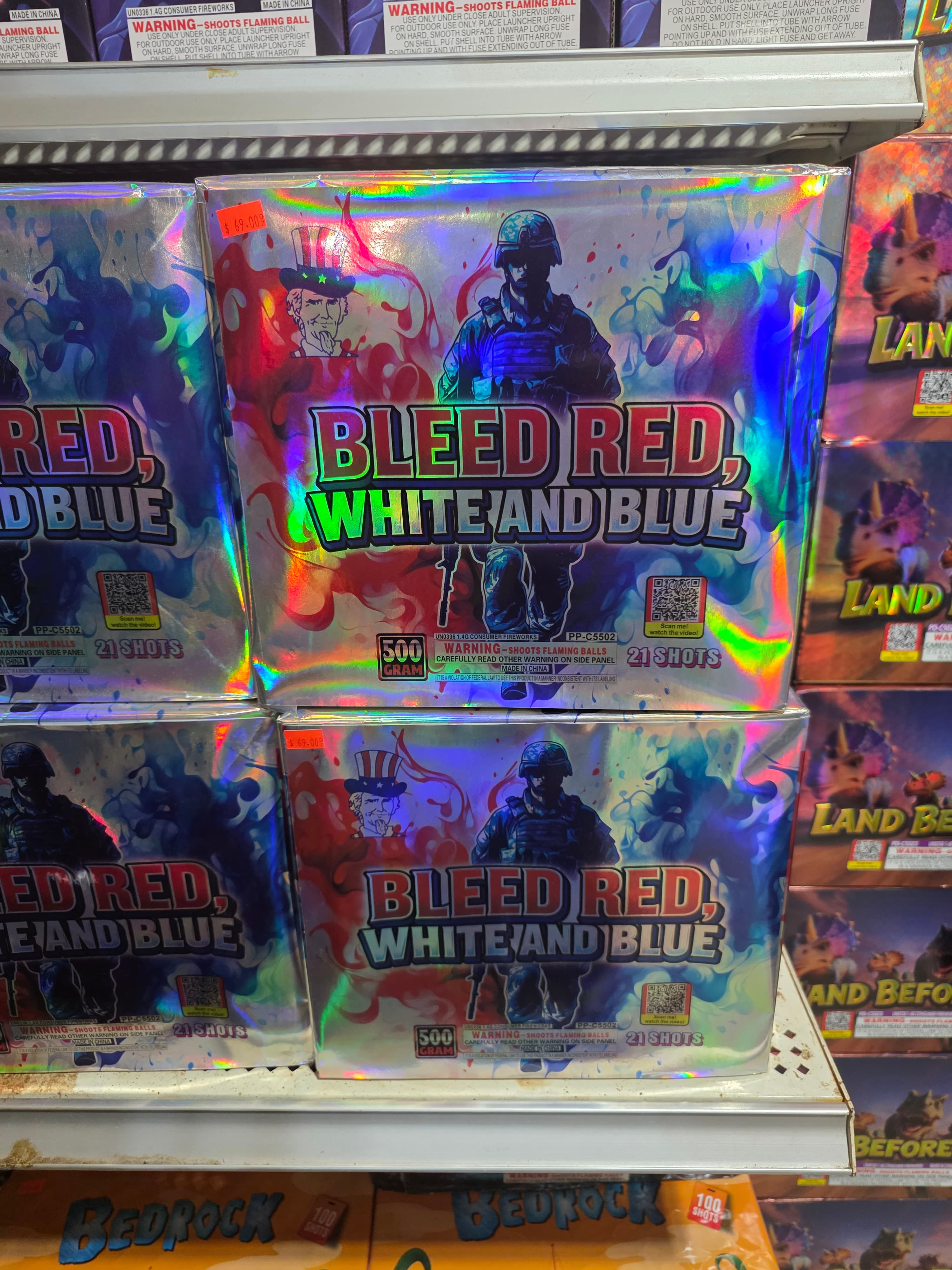 Bleed Red White and Blue