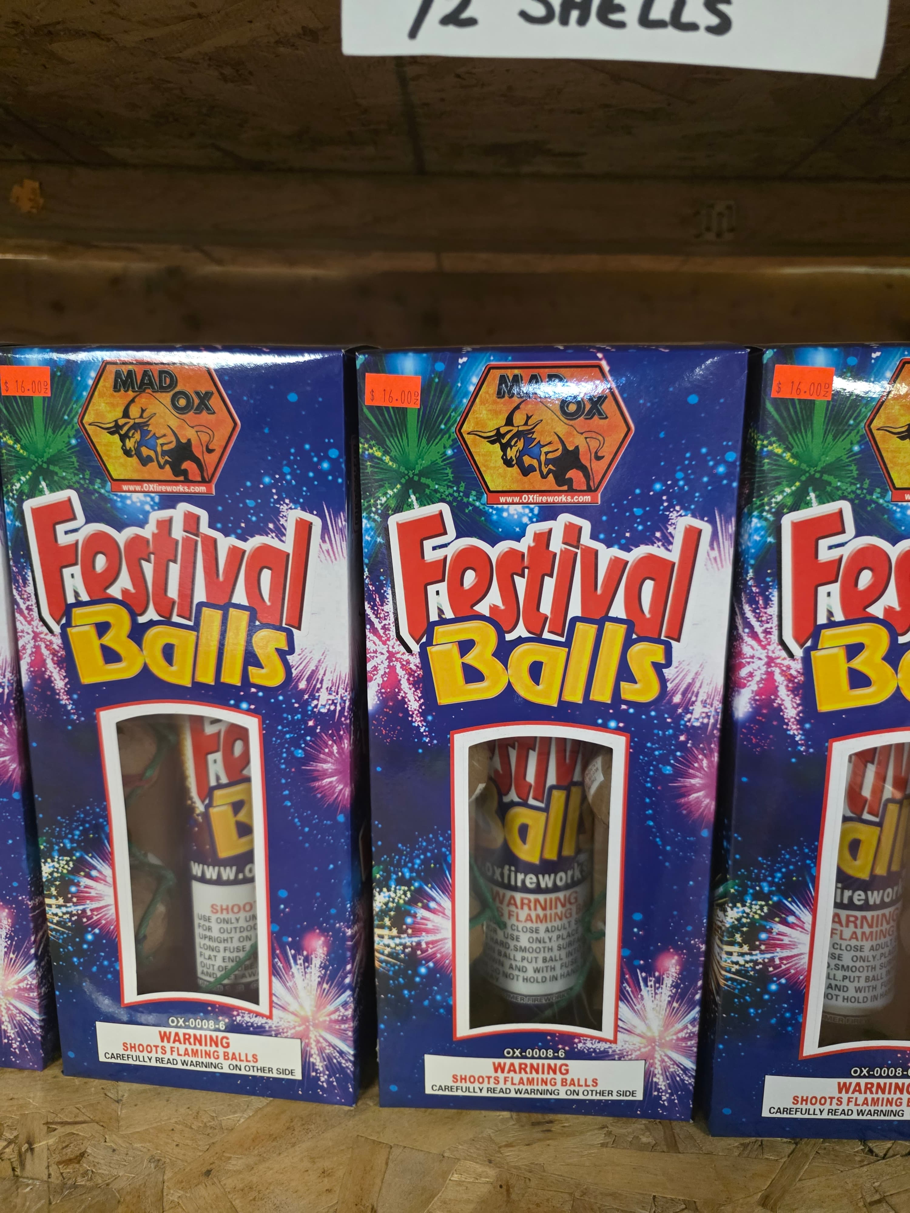 Festival Balls 6shot