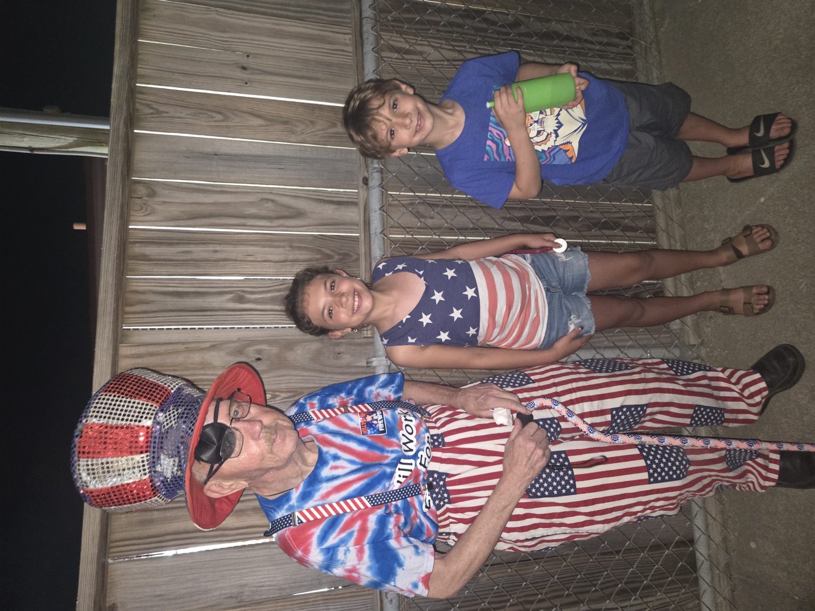 Willy with two young guests at Willy Wednesday