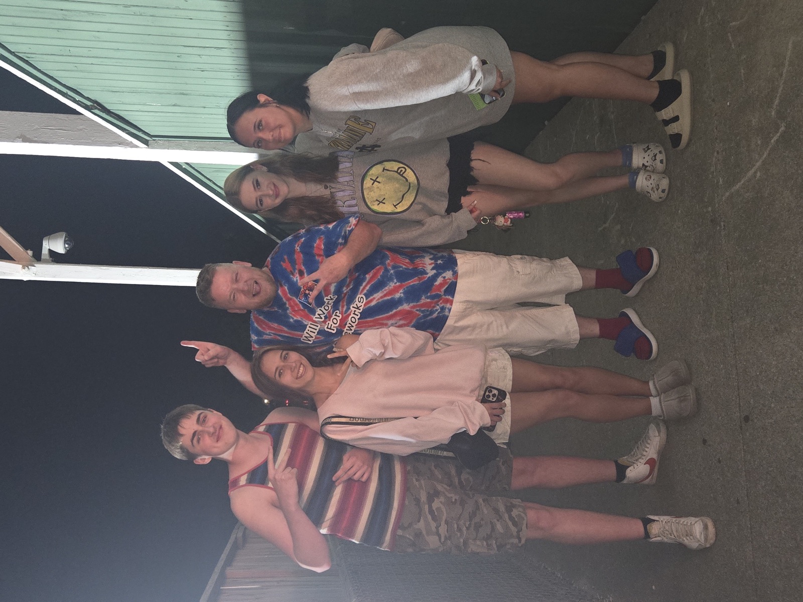 Guests with the Willy's Works crew at Willy Wednesday